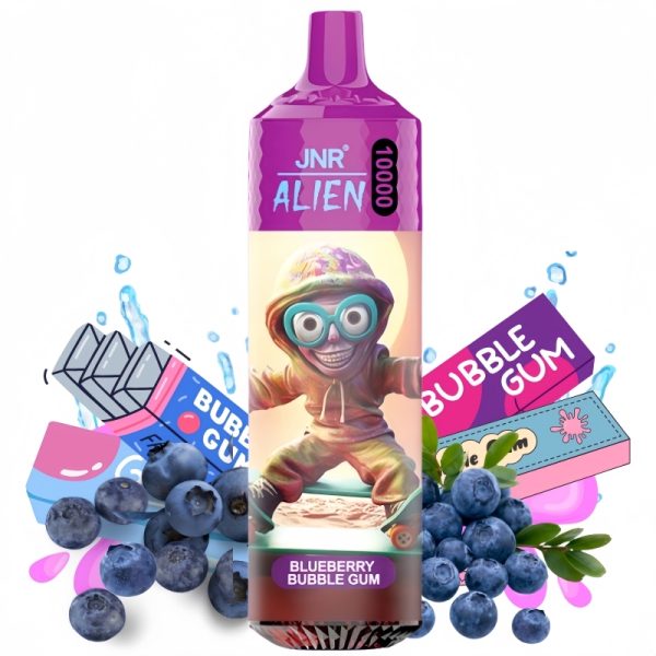 JNR Alien 10000 Blueberry Bubble Gum 1 - JNR Vape