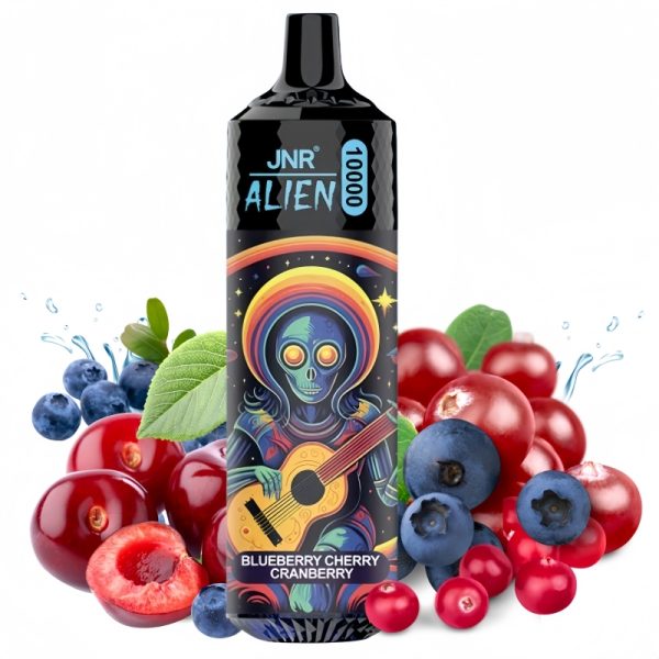JNR Alien 10000 Blueberry Cherry Cranberry 1 - JNR Vape