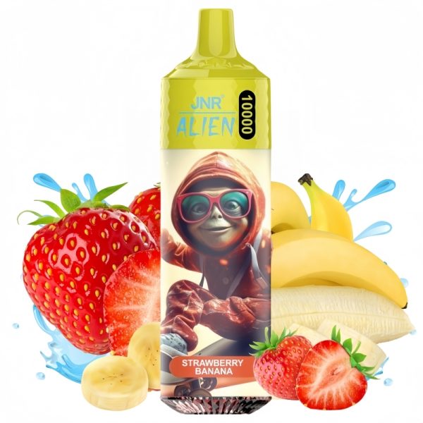 JNR Alien 10000 Strawberry Banana 1 - JNR Vape