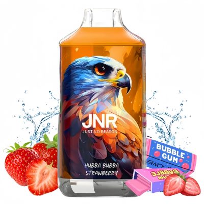 JNR Falcon 16000 Hubba Bubba Strawberry 1 - Clase Azul Vape