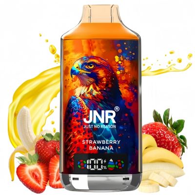 JNR Falcon X 18000 Strawberry Banana 1 - Clase Azul Vape