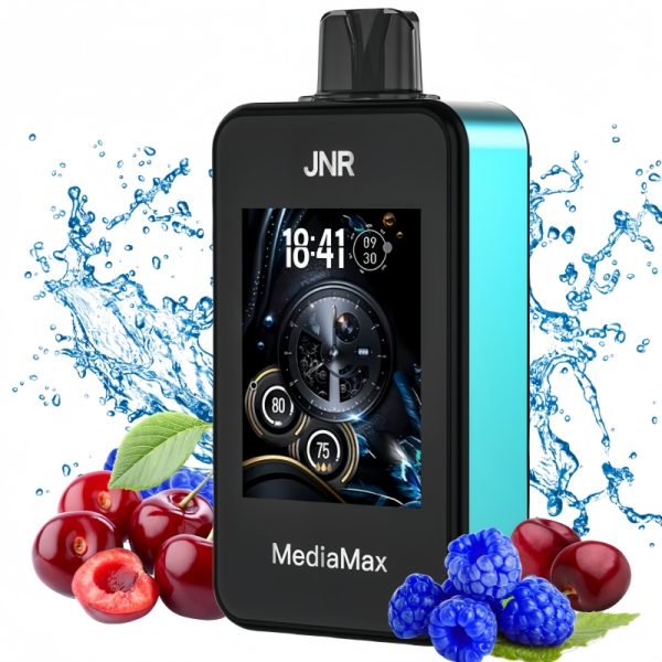 JNR Media Max 40000 Puffs Blue Razz Cherry 1 - Clase Azul Vape