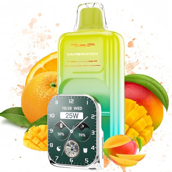 JNR Vape Watch 30000 Orange Mango 1 - Clase Azul Vape