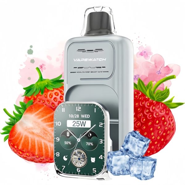 JNR Vape Watch 30000 Puffs Strawberry Ice 1 - Clase Azul Vape