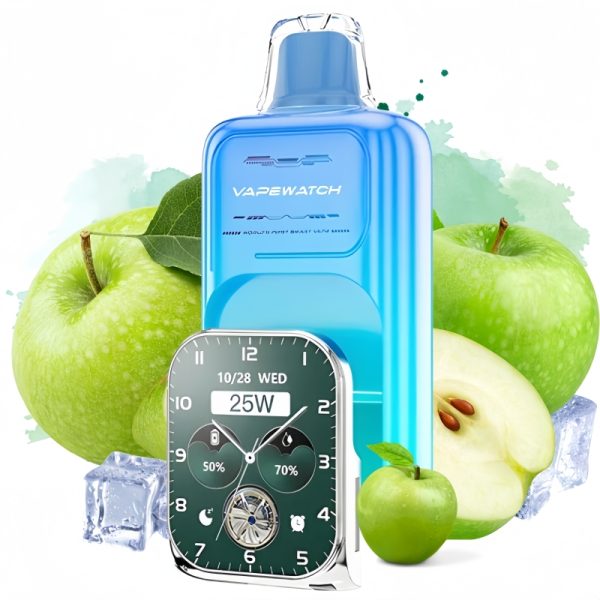 JNR Vape Watch 30000 Sour Apple Ice 1 - Clase Azul Vape