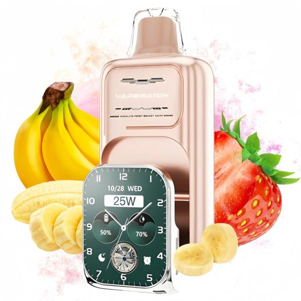 JNR Vape Watch 30000 Strawberry Banana 1 - Clase Azul Vape