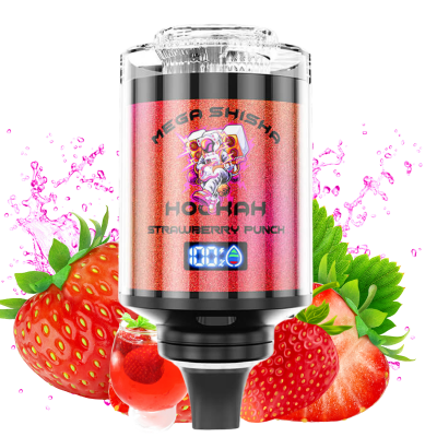 JNR Mega Shisha Hookah 100k Puffs Strawberry Punch Flavor - JNR Vape